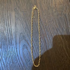 New Madewell Gold Chain Adjustable Necklace